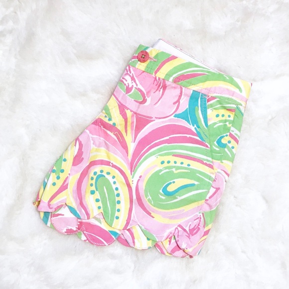 Lilly Pulitzer All Nighter Buttercup Shorts - Picture 4 of 8